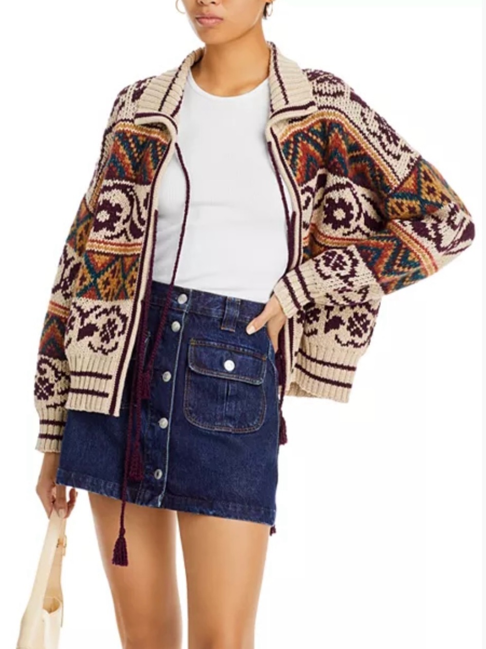 MOTHER The Family Ties Cardigan